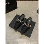 Damen elegante Mules mit modischem Netzdesign R&B