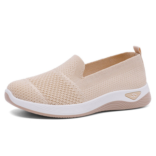 Damen Atmungsaktive Slip-On Freizeitschuhe mit elastischer Passform R&B