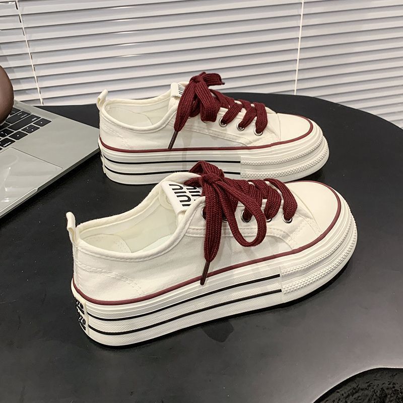 Damen Sportliche Sneakers mit robuster Sohle und atmungsaktivem Canvas von R&B