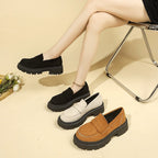 Damen Komfortable Sneaker im modernen Design mit dickem Plateau R&B