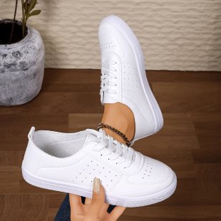 Damen komfortable Sneakers mit atmungsaktiven Perforationen R&B