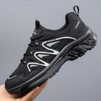 Damen Sportliche Lauf-Sneaker mit atmungsaktivem Mesh-Obermaterial und dämpfender Sohle R&B