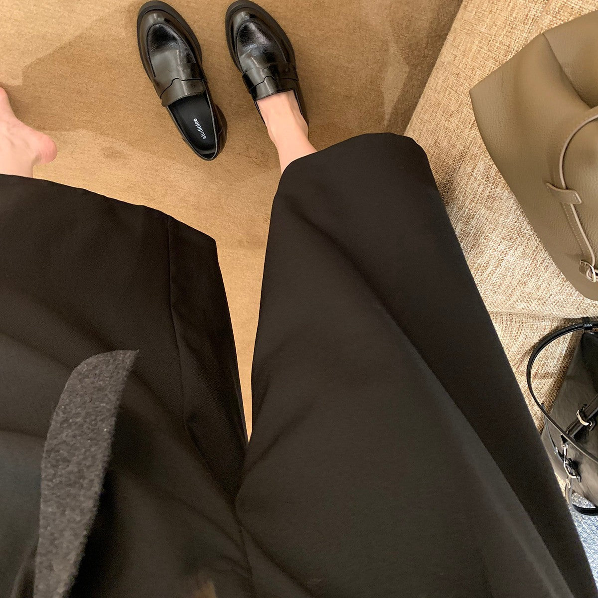 Damen Mokassins mit moderner Plateausohle und elegantem Riemchenverschluss R&B