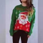 Damen Weihnachts-Pullover mit festlichem Design und hochwertigem Strick R&B