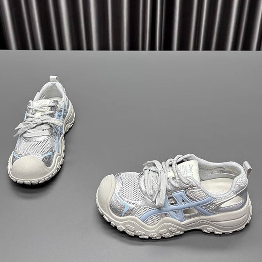 Damen sportive Lifestyle-Sneaker mit atmungsaktiver Mesh-Oberfläche und hochwertiger Dämpfungstechnologie R&B