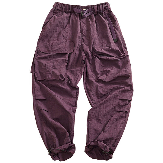 Damen Cargo-Hose mit elastischem Bund und multifunktionalen Taschen R&B