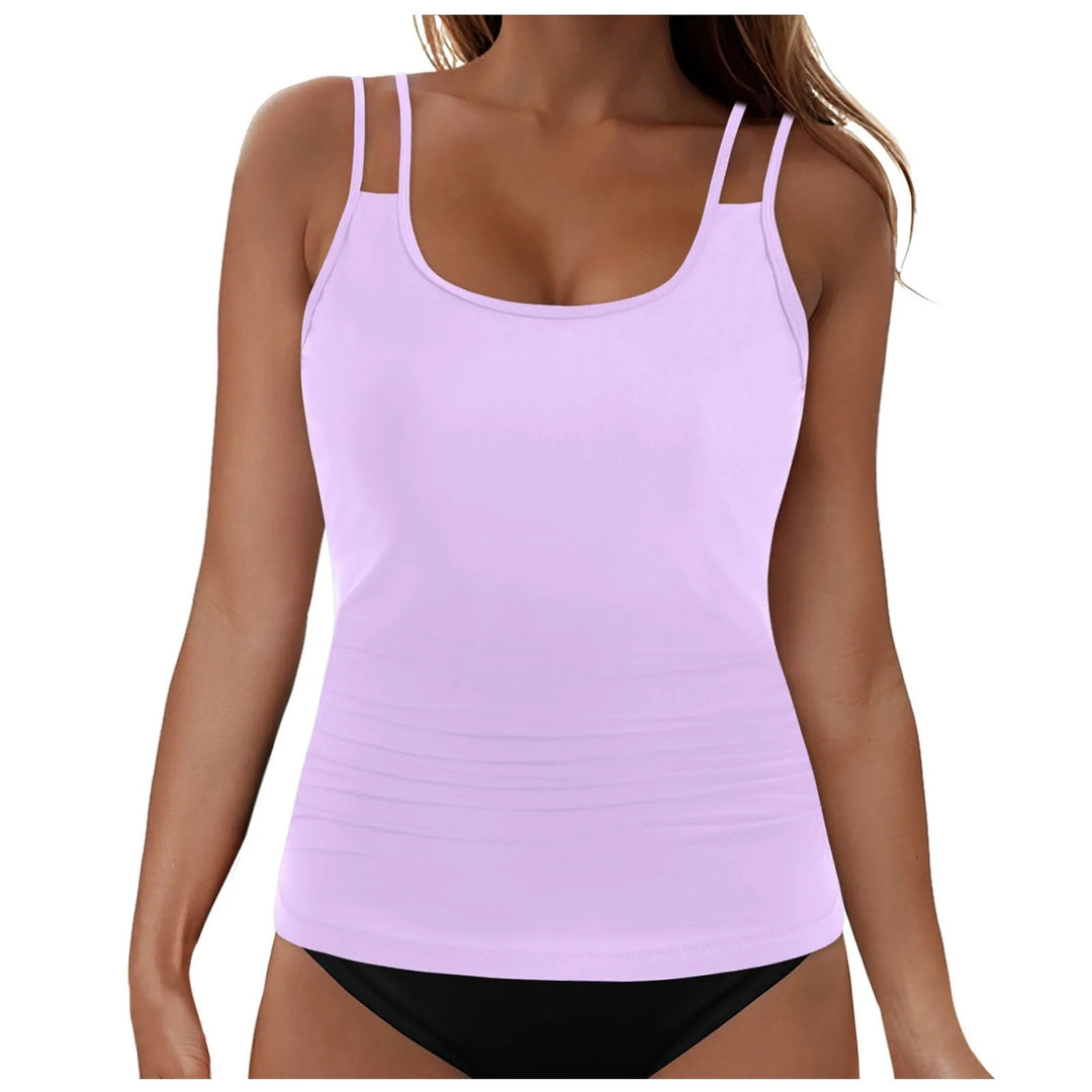 Damen Tankini-Oberteil mit modischem Rüschendesign R&B