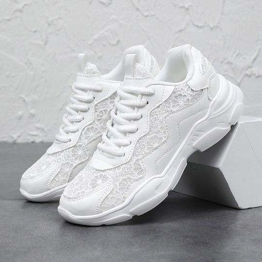 Damen Trendige Sneakers mit atmungsaktivem Obermaterial und eleganter Struktur R&B