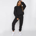 Damen bequeme Sweatshirt und Jogginghose Freizeitanzug
