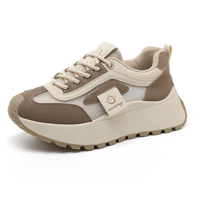 Damen Sportliche Komfort-Sneaker mit atmungsaktivem Mesh-Obermaterial und dämpfender Sohle R&B