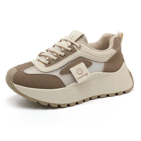 Damen Sportliche Komfort-Sneaker mit atmungsaktivem Mesh-Obermaterial und dämpfender Sohle R&B