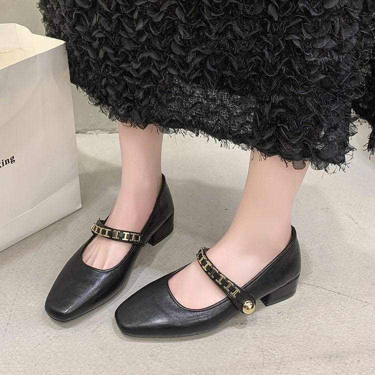Damen elegante Mary Jane Ballerinas R&B