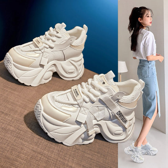 Damen Chunky Sneakers mit futuristischer Silhouette und atmungsaktivem Obermaterial R&B