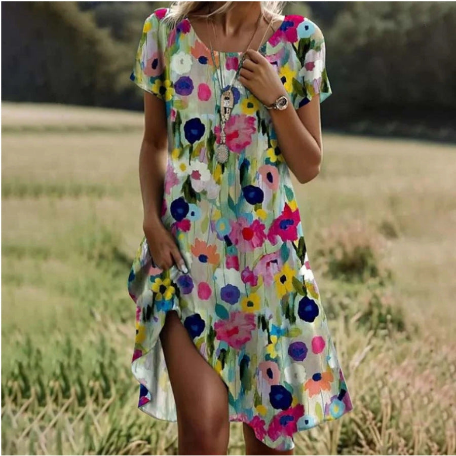 Damen Freizeitkleid mit floralem Design