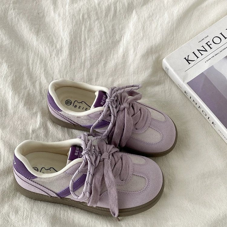 Damen Sneakers mit atmungsaktivem Obermaterial und modischem Schnürdesign R&B