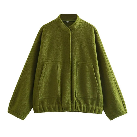 Damen elegante Teddyjacke R&B