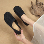 Damen Komfortable Ballerinas mit modischem Strickdesign R&B