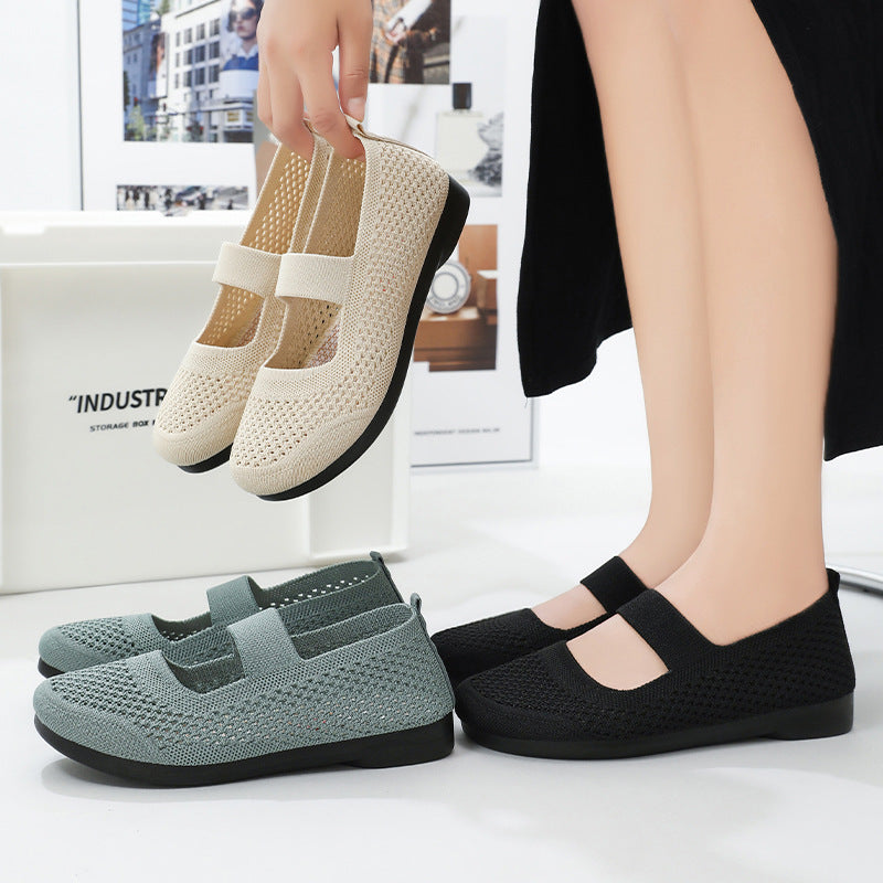 Damen atmungsaktive und leichte Freizeitschuhe R&B