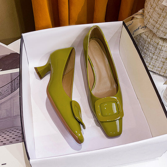 Damen elegante Pumps mit schickem Schmuckdetail und komfortablem Absatz R&B
