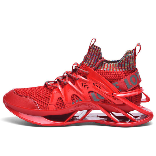 Damen moderne Sport-Sneaker mit innovativer Dämpfungstechnologie und atmungsaktivem Obermaterial R&B