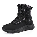 Herren robuster Tactical Stiefel mit verstärktem Knöchelschutz und atmungsaktiver Membran R&B
