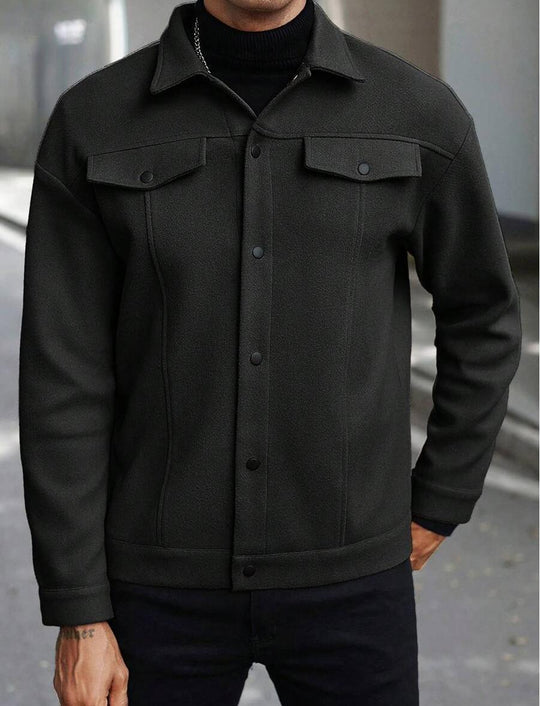 Herren modische Overshirtjacke R&B