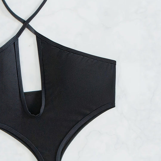 Damen Cut-Out Badeanzug R&B