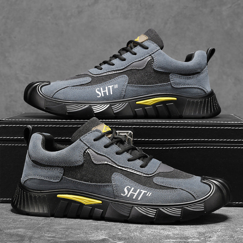 Herren sportliche Trekking-Sneaker mit rutschfester Sohle und atmungsaktivem Obermaterial R&B