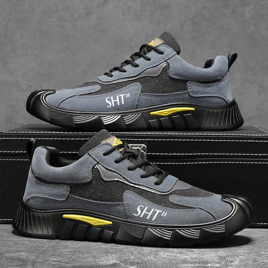 Herren sportliche Trekking-Sneaker mit rutschfester Sohle und atmungsaktivem Obermaterial R&B