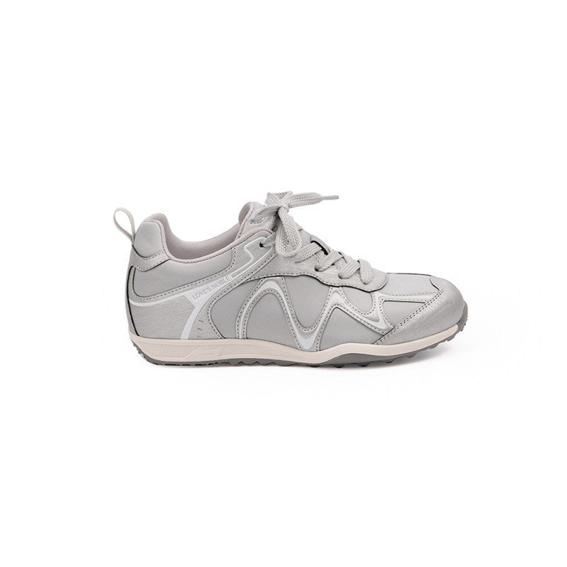 Damen sportliche Laufschuhe mit atmungsaktiver Mesh-Oberfläche und dämpfender Sohle R&B