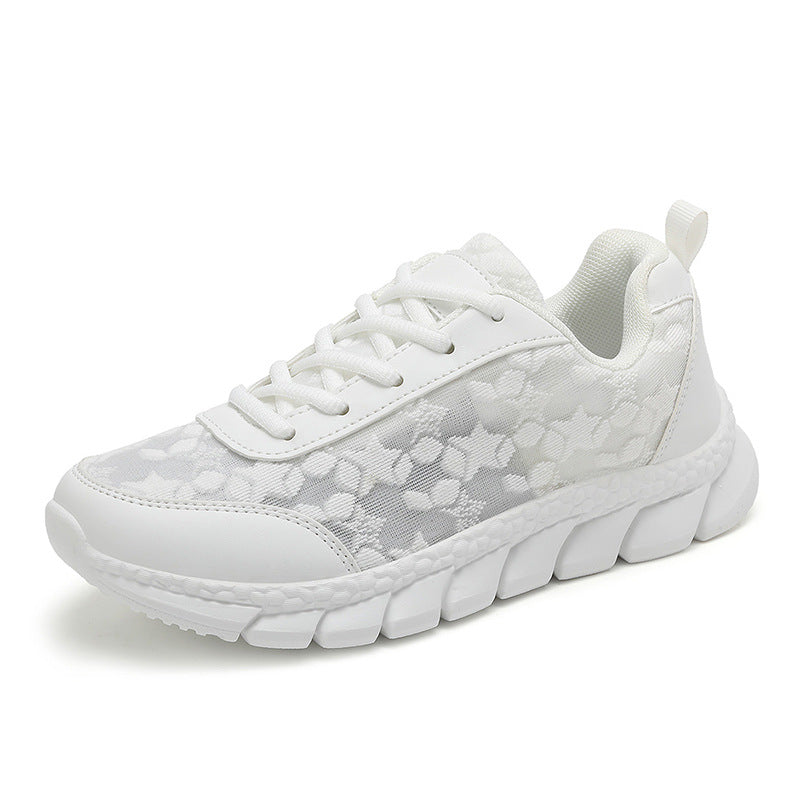 Damen Sportliche Sneakers mit atmungsaktivem Mesh-Obermaterial und dämpfendem Sohlenprofil
