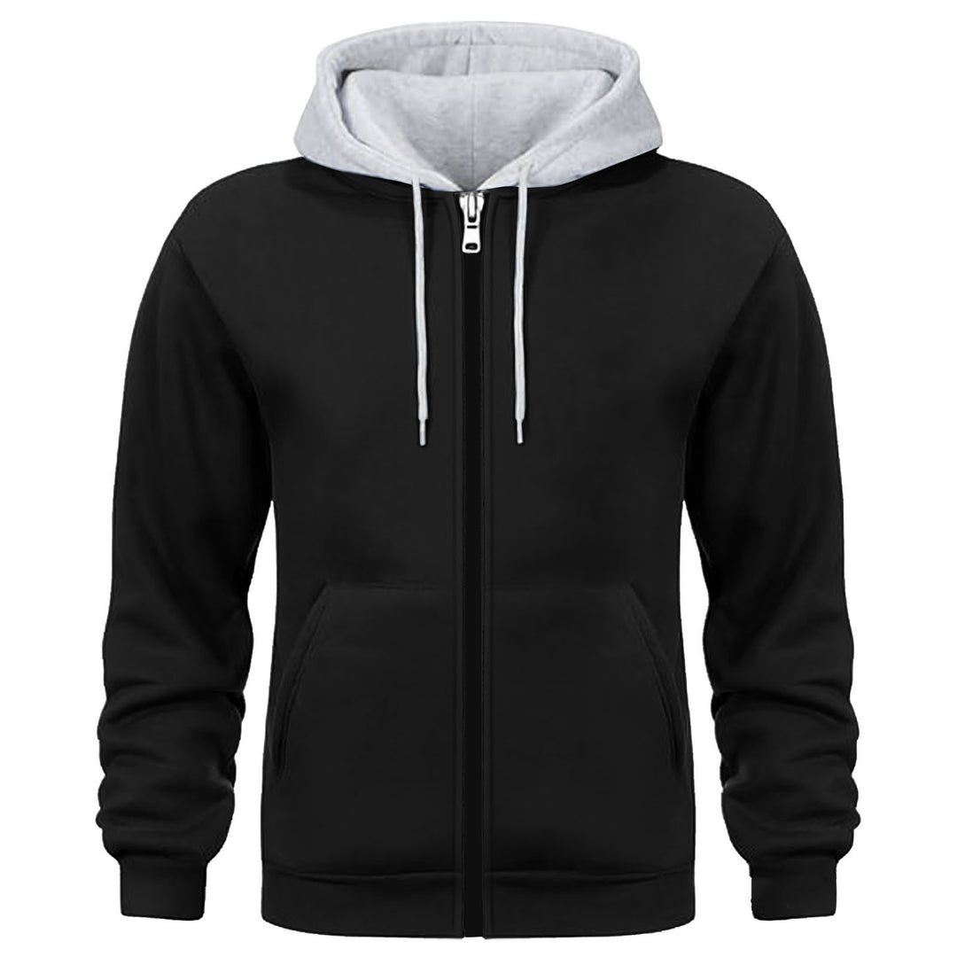 Herren Kapuzenjacke mit doppellagigem Material R&B