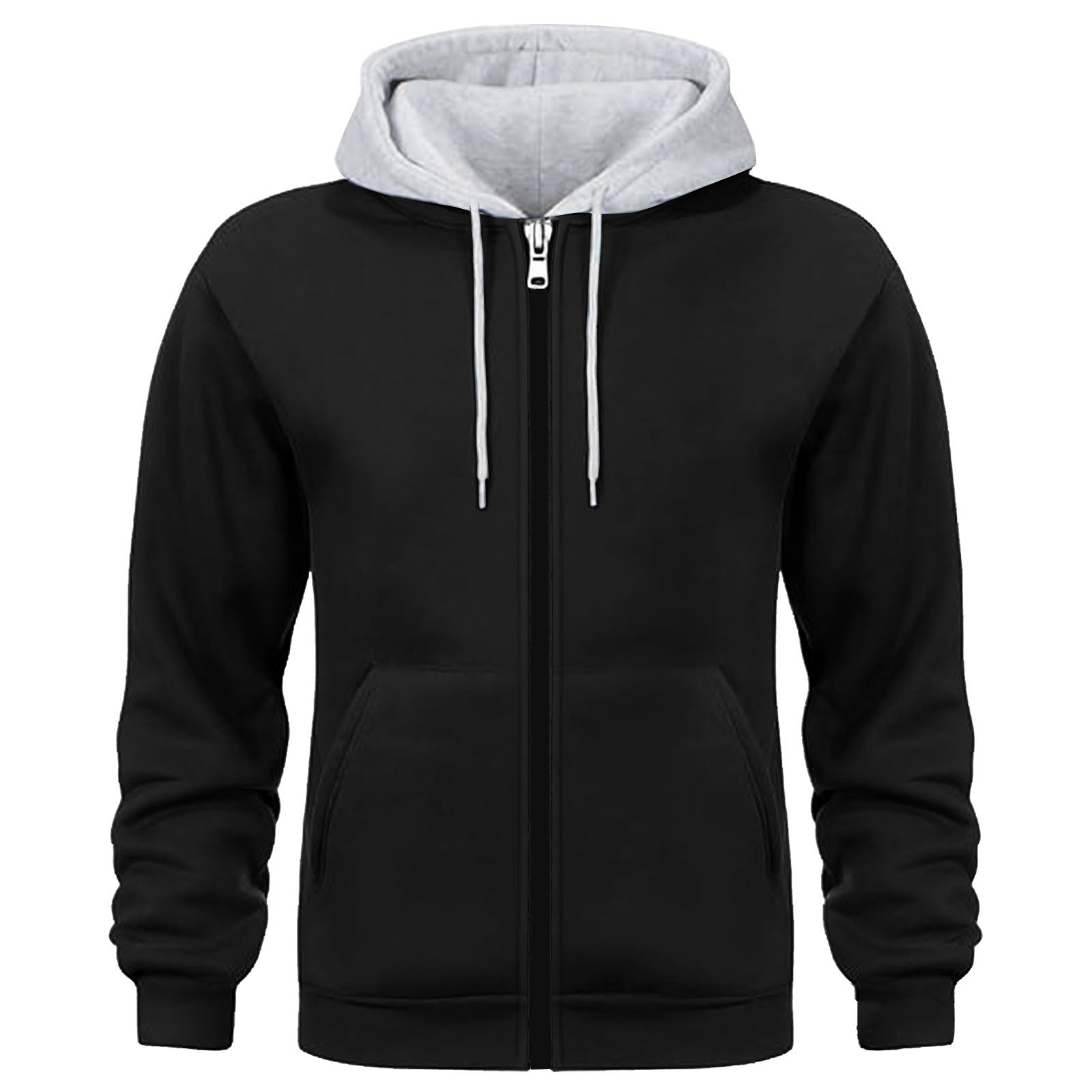 Herren Kapuzenjacke mit doppellagigem Material R&B