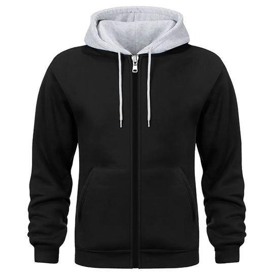 Herren Kapuzenjacke mit doppellagigem Material R&B
