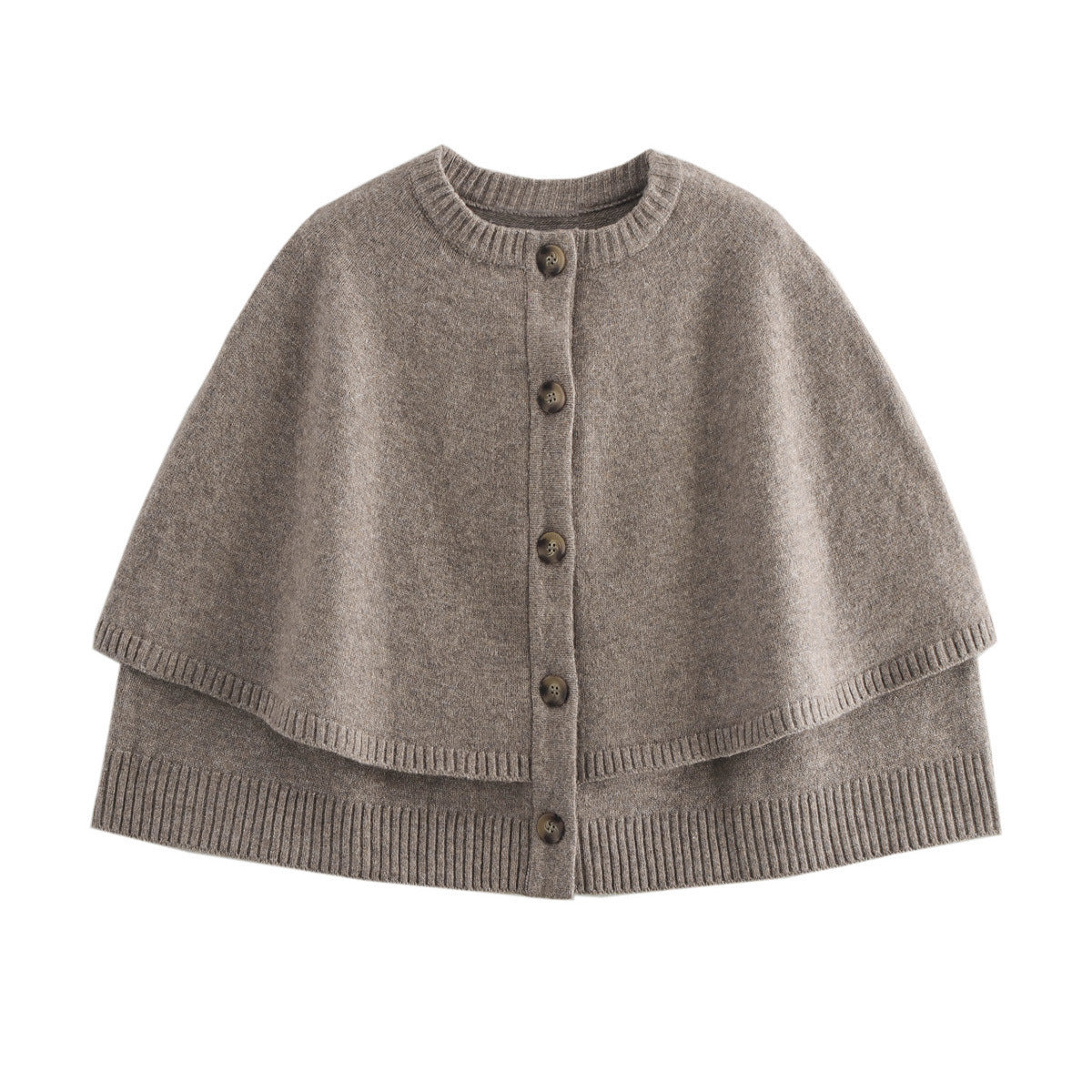Damen Wolle Umhangjacke R&B
