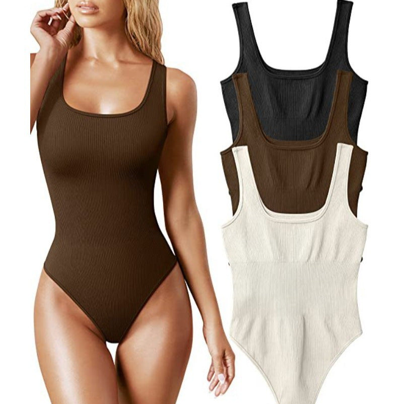 Damen Stylischer Einteiler mit Rippstruktur R&B