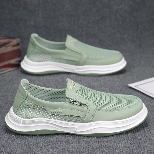Damen Atmungsaktive Slip-On Sneakers im modernen Design mit rutschfester Sohle R&B