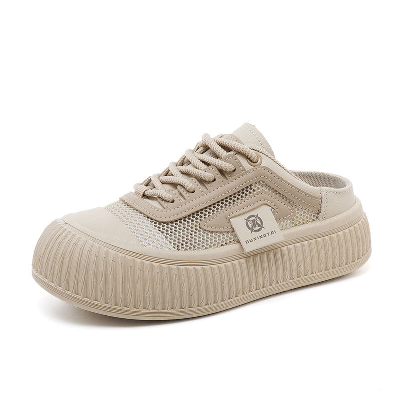 Damen lässige Sneaker mit atmungsaktiver Mesh-Oberfläche und rutschfester Gummisohle R&B
