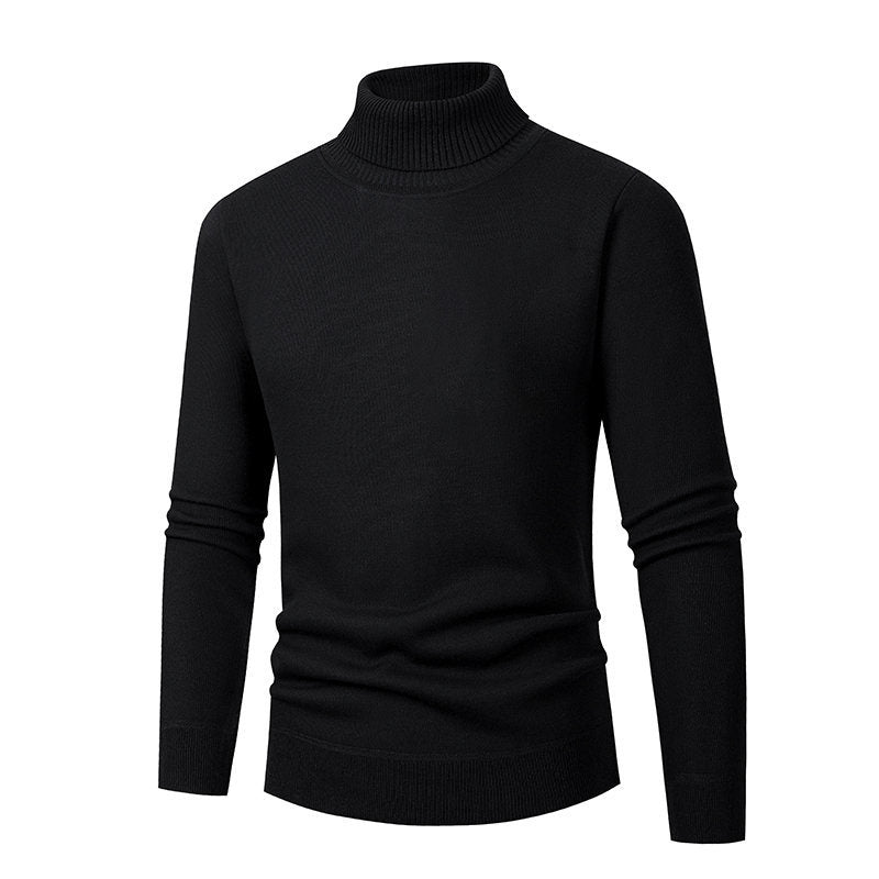 Herren eleganter Rollkragenpullover aus hochwertigem Material R&B