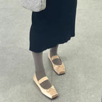 Damen Ballerinas aus hochwertigem Kunstleder mit eleganten Schleifendetails R&B