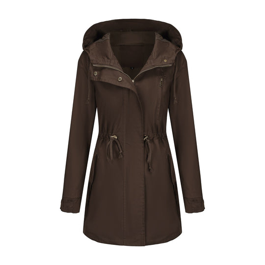 Damen Funktionsjacke mit verstellbarem Bund und Reißverschluss R&B