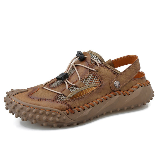 Herren Atmungsaktive Outdoor-Sandalen mit rutschfester Sohle und elastischem Verschlusssystem R&B
