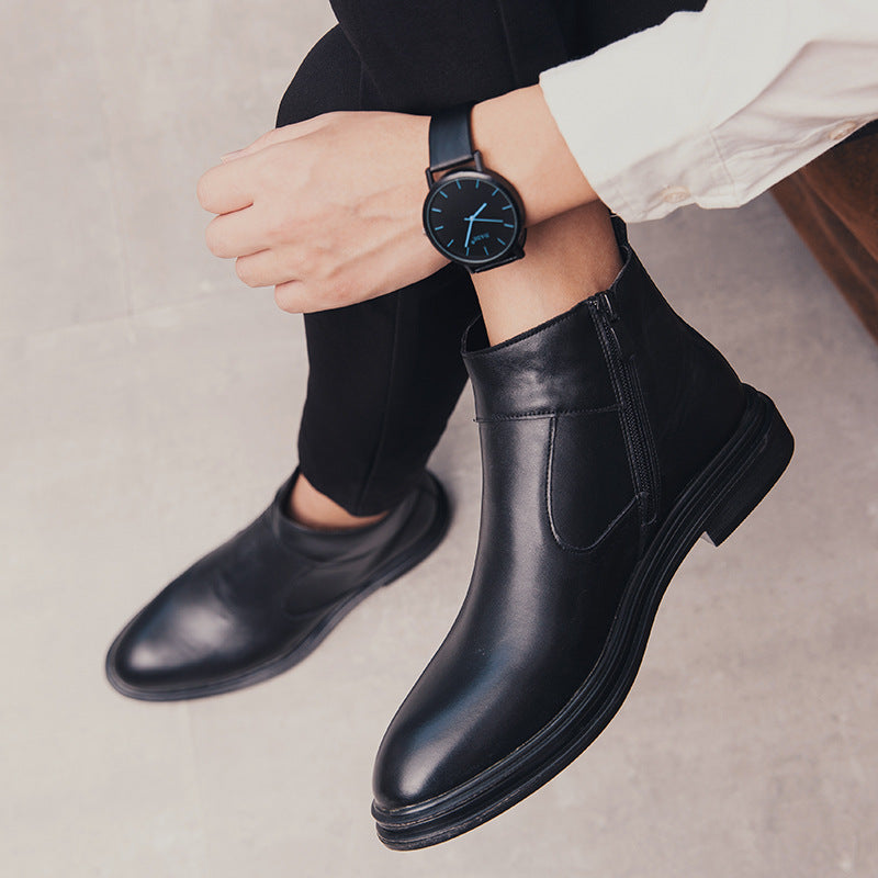 Damen Elegante Chelsea-Stiefel mit seitlichem Reißverschluss und bequemer Innensohle R&B