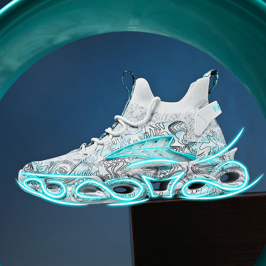 Damen Sportliche Laufsneaker mit innovativer Dämpfungstechnologie und elastischem Obermaterial R&B