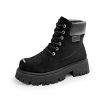 Damen modische Stiefeletten mit trendiger Profilsohle