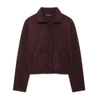 Damen elegante und bequeme Strickjacke R&B