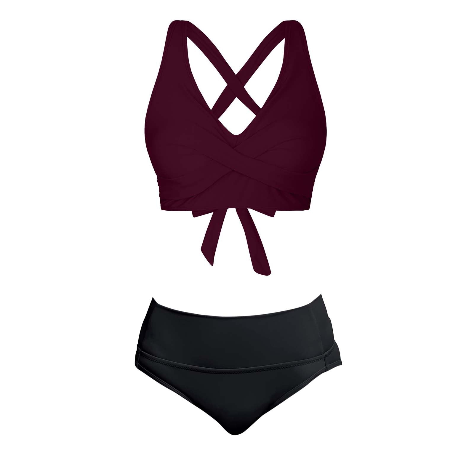 Damen Zweiteiliger Badeanzug mit floralem Design R&B