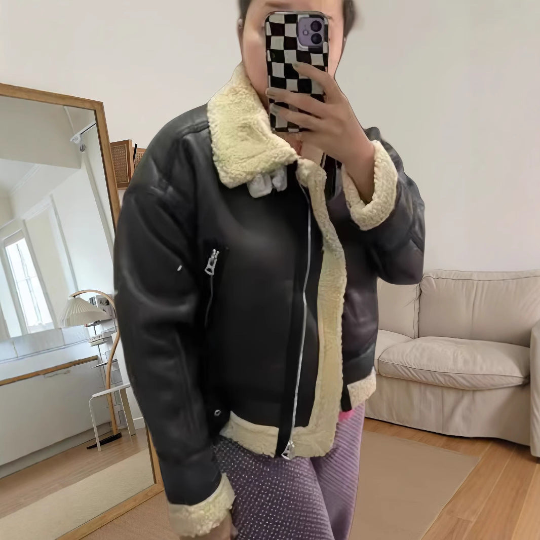Damen robuste und stylische jacke mit Innenfutter R&B