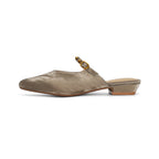 Damen elegante Slingback-Mules mit modischem Schnallenverschluss