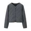 Damen gesteppte Übergangsjacke mit praktischem Reißverschluss und eleganten Taschen R&B